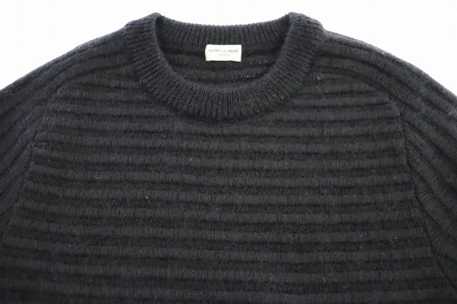 サンローラン パリ SAINT LAURENT PARIS ウール モヘヤ ニット サンローラン パリ SAINT LAURENT PARIS ウール モヘヤ ニット