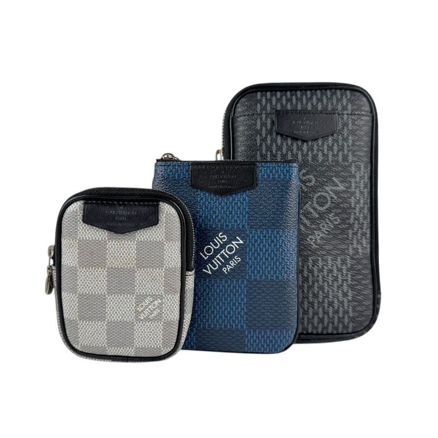 ルイ ヴィトン LOUIS VUITTON 斜め掛けショルダーバッグ ダミエグラフィット3D モジュラブル ポーチ N60447