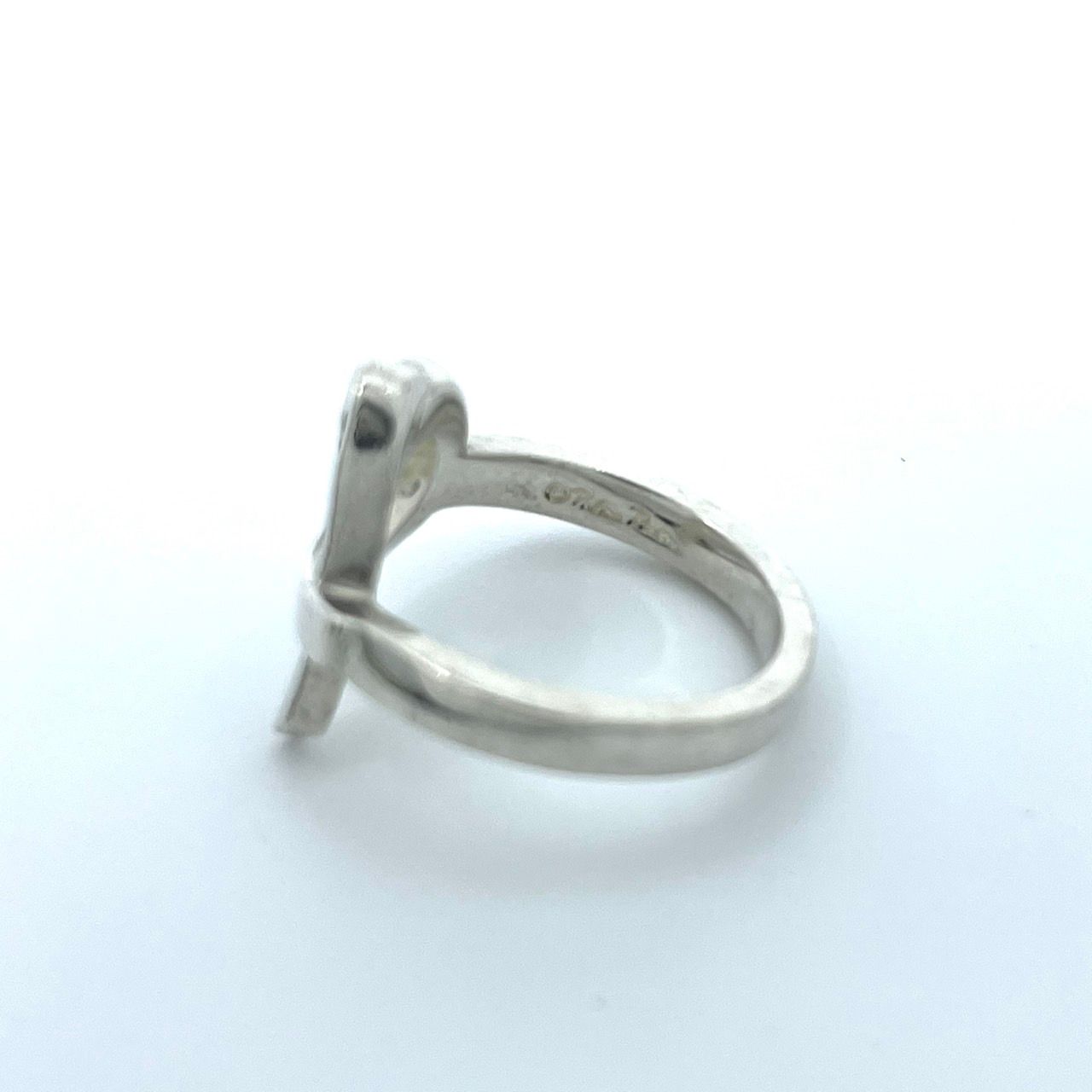 【美品】 ティファニー ラビングハート リング 7号 シルバー 925 A491 美品】 ティファニー ラビングハート リング 7号 シルバー 925