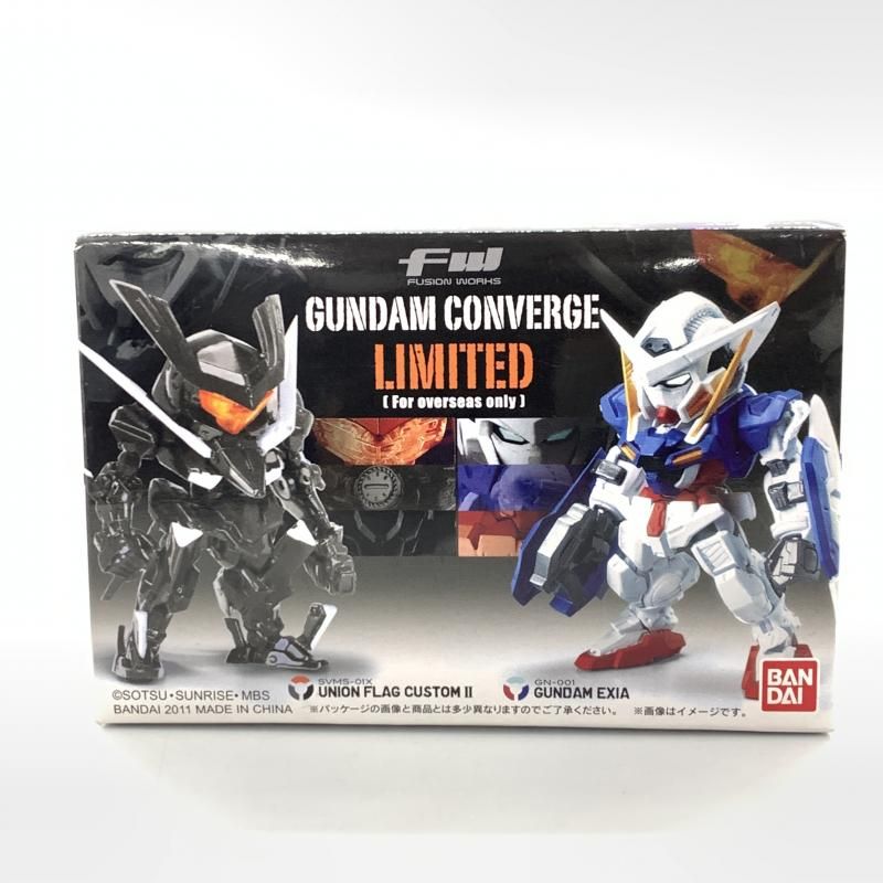 【中古】未開封)機動戦士ガンダム00(ダブルオー)  GUNDAM CONVERGE LIMITED ガンダムエクシア＆ユニオンフラッグカスタムII[10]