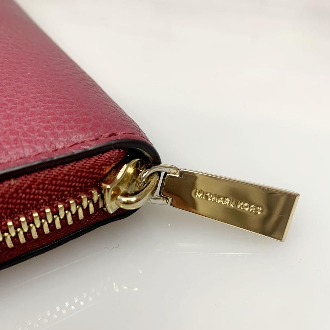 極美品✨】MICHAEL KORS マイケルコース 長財布 ワインレッド