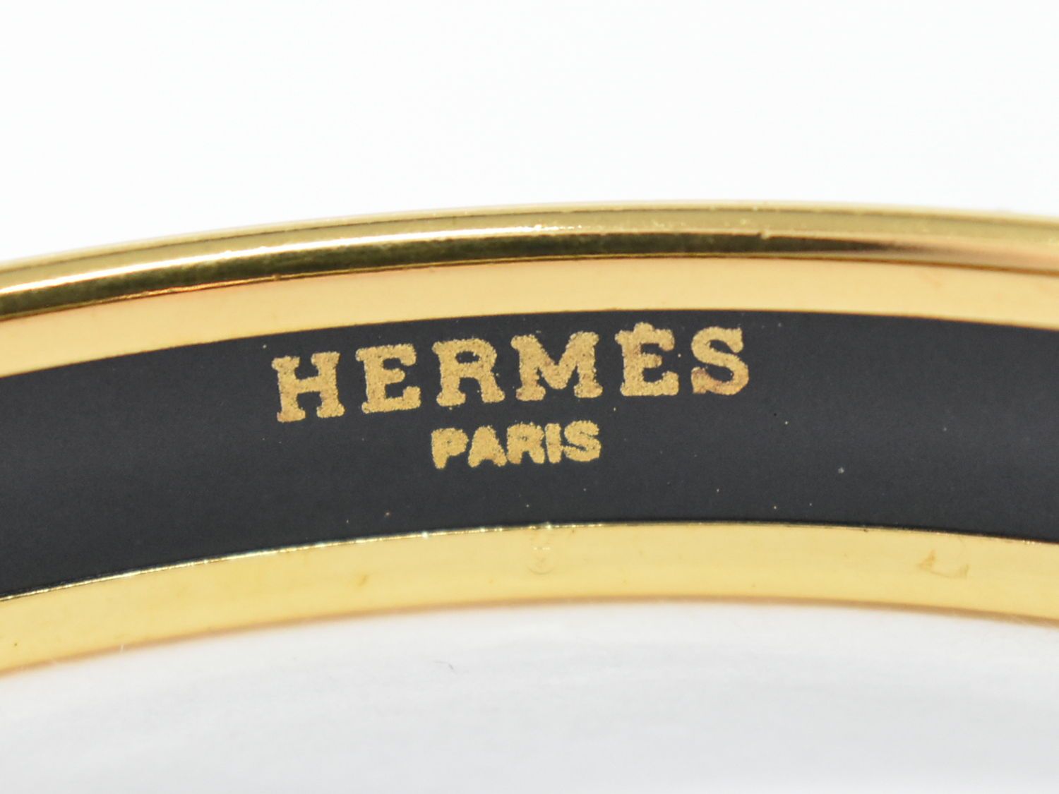 本物 エルメス HERMES エマイユ 七宝焼 バングル ブレスレット GP ...