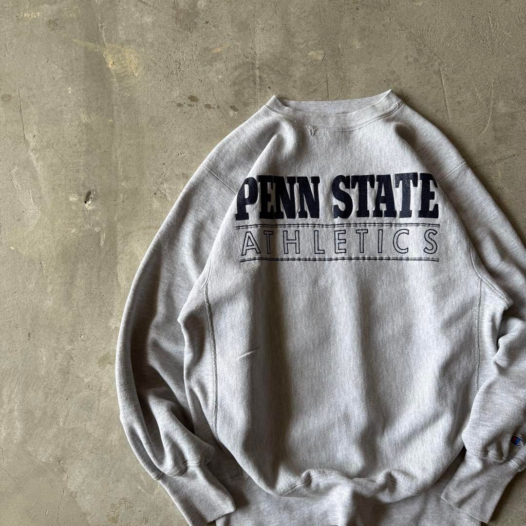 PENN STATE 2段プリント【90年代カレッジロゴ】championリバース