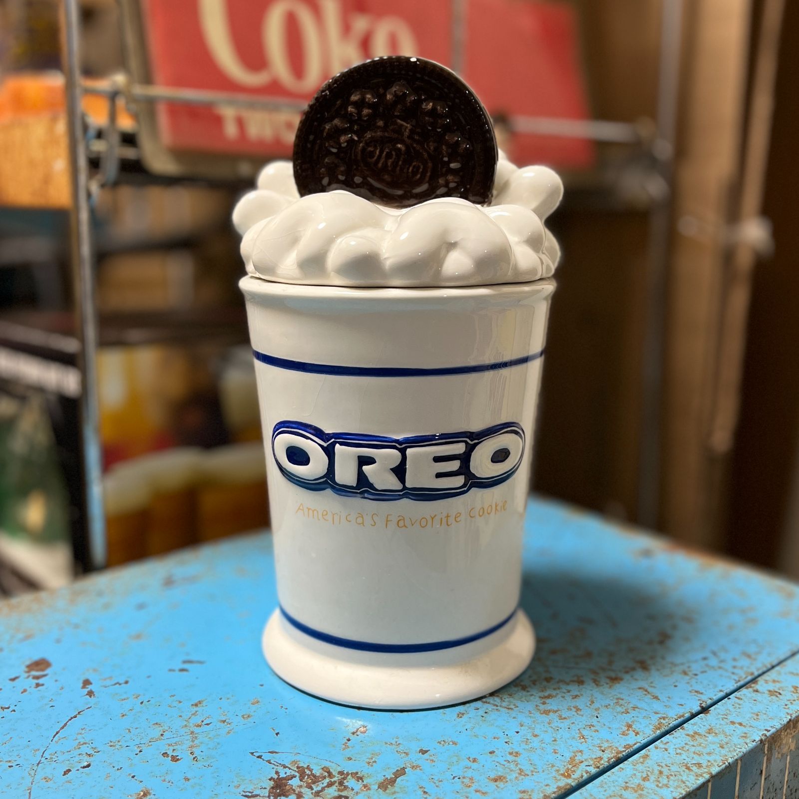 お値下げ☆ビンテージ OREO オレオ クッキージャー