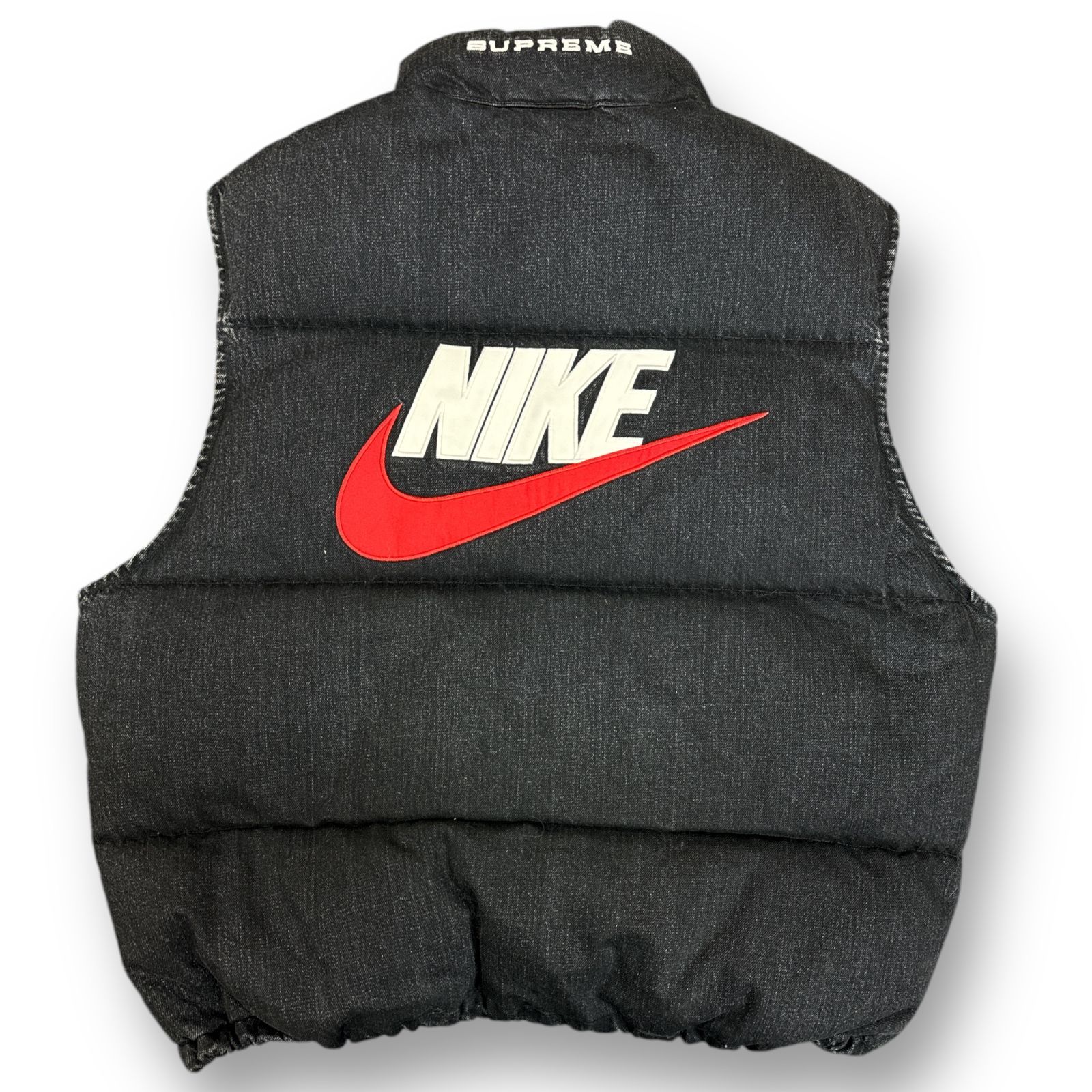 国内正規 新品 Supreme × NIKE 24SS Denim Puffer Vest デニムパファー