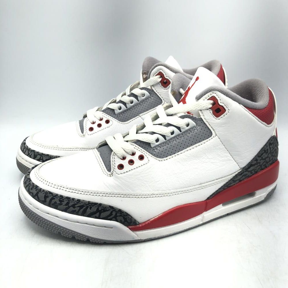 NIKE AIR JORDAN 3 RETRO Fire Red サイズ26.5cm DN3707-160 ナイキ エアジョーダン 3 レトロ ファイアレッド 17