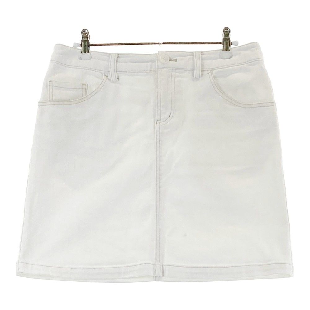BEAMS GOLF ストレッチホワイトスカート サイズ：L BEAMS GOLF ビームスゴルフ ストレッチスカート ホワイト系