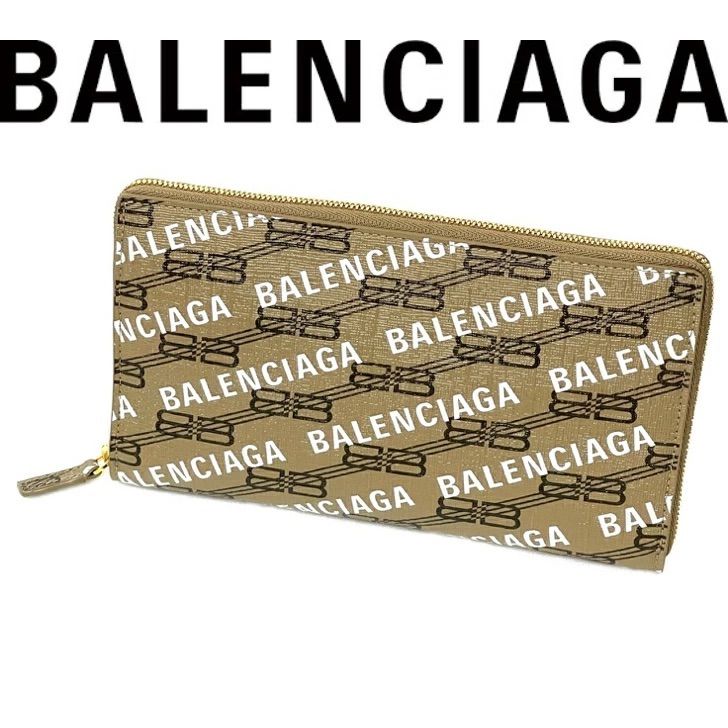 新品BALENCIAGA BBモノグラム 594317ラウンド 長財布正規品 - メルカリ