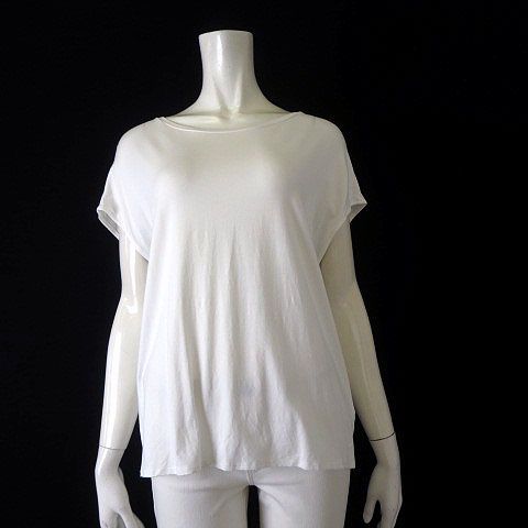 新品未使用　セオリーリュクス ホワイトTシャツ38 23ss 新品同 セオリーリュクス シアサッカージャージオーバー
