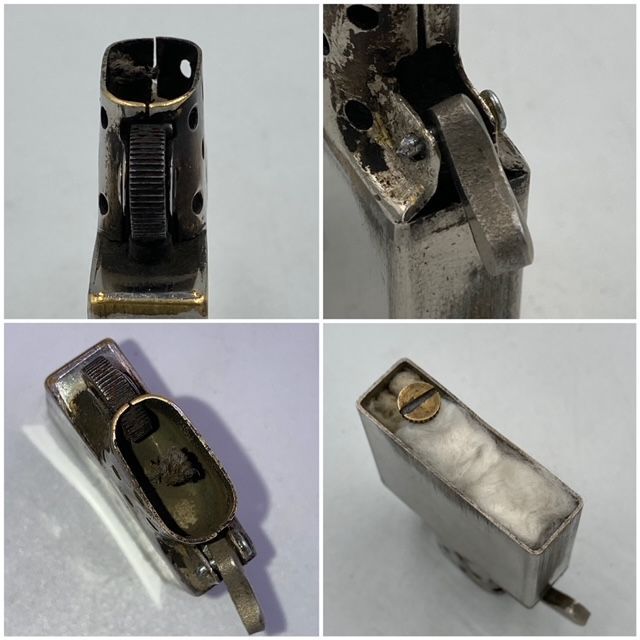 1934年〜1935年 ３バレル アウトサイドヒンジ（外ヒンジ）モデル ダイアゴナルライン コイルスプリング ジッポー ZIPPO - メルカリ