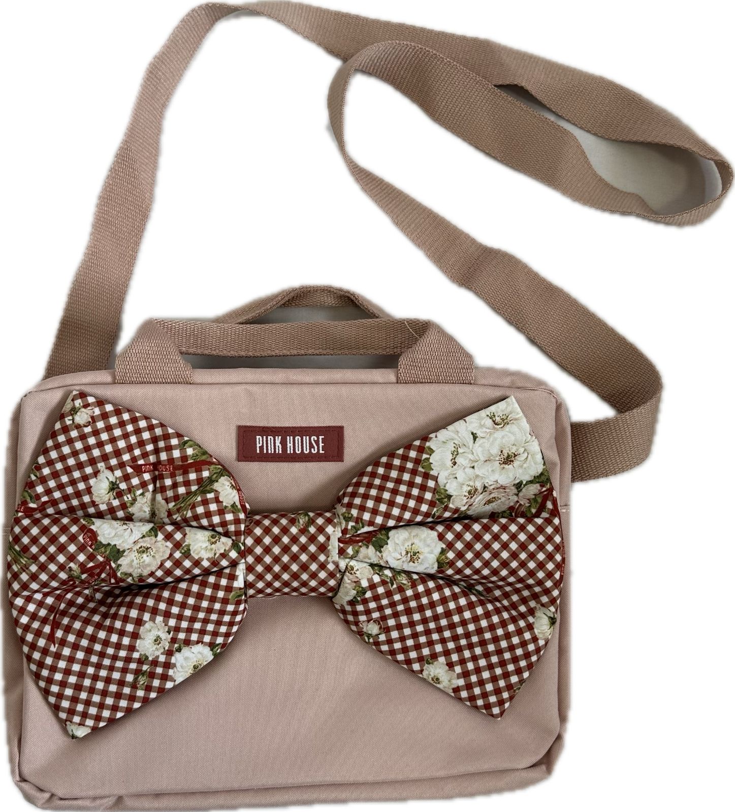 z1378 【美品】PINK HOUSEピンクハウス ショルダーバッグ ピンクリボン
