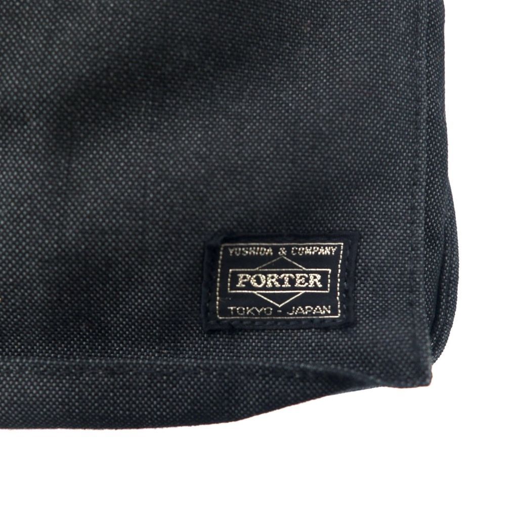 PORTER スモーキー ボストンバッグ ブラック コットン キャンバス