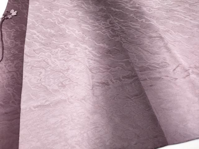 平和屋本店□極上 道中着 ロング丈 墨流し地紋 暈し染め 逸品