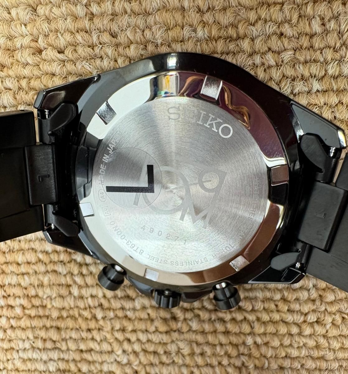 未使用】SEIKO 別注セイコー×ナノ・ユニバース クォーツクロノ 未使用】SEIKO 別注セイコー×ナノ・ユニバース クォーツクロノ