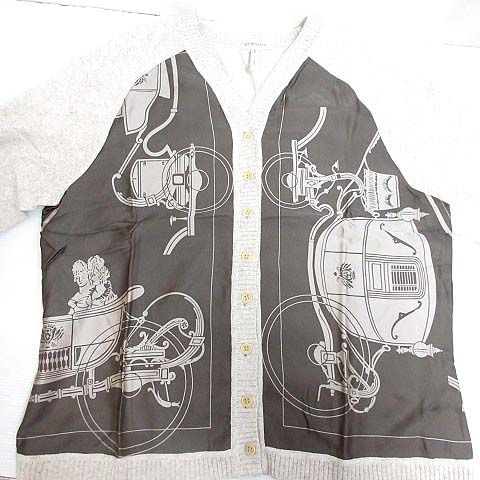 マルジェラ期 カシミヤ◎エルメス ニット シルク ツイルレーヌ