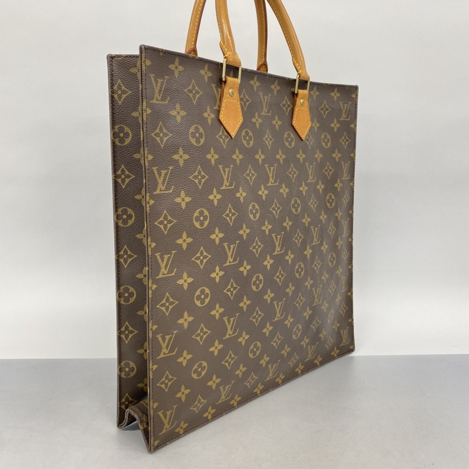 ルイヴィトン M51140 トートバッグ ブラウン LOUIS VUITTON サックプラ