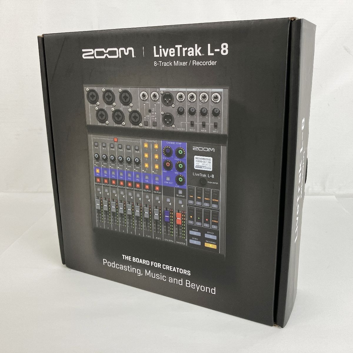 Zoom ズーム LiveTrak L-8 デジタル ミキサー オーディオ 音響