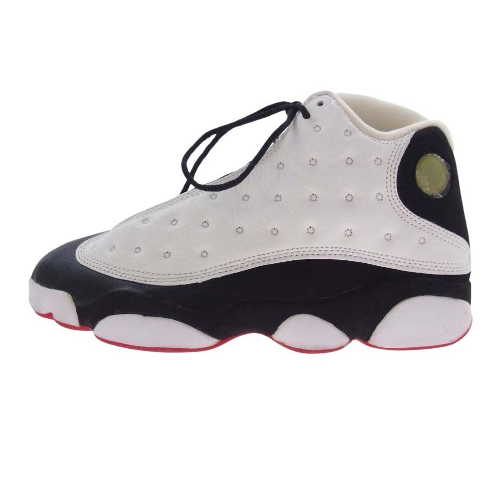 NIKE ナイキ スニーカー 136002-132  【観賞用】 Air Jordan 13 AJ13 OG HE GOT GAME 1997 エアジョーダン OG ヒィー ゴット ゲーム スニーカー ブラック系 ホワイト系 27.5cm【中古】