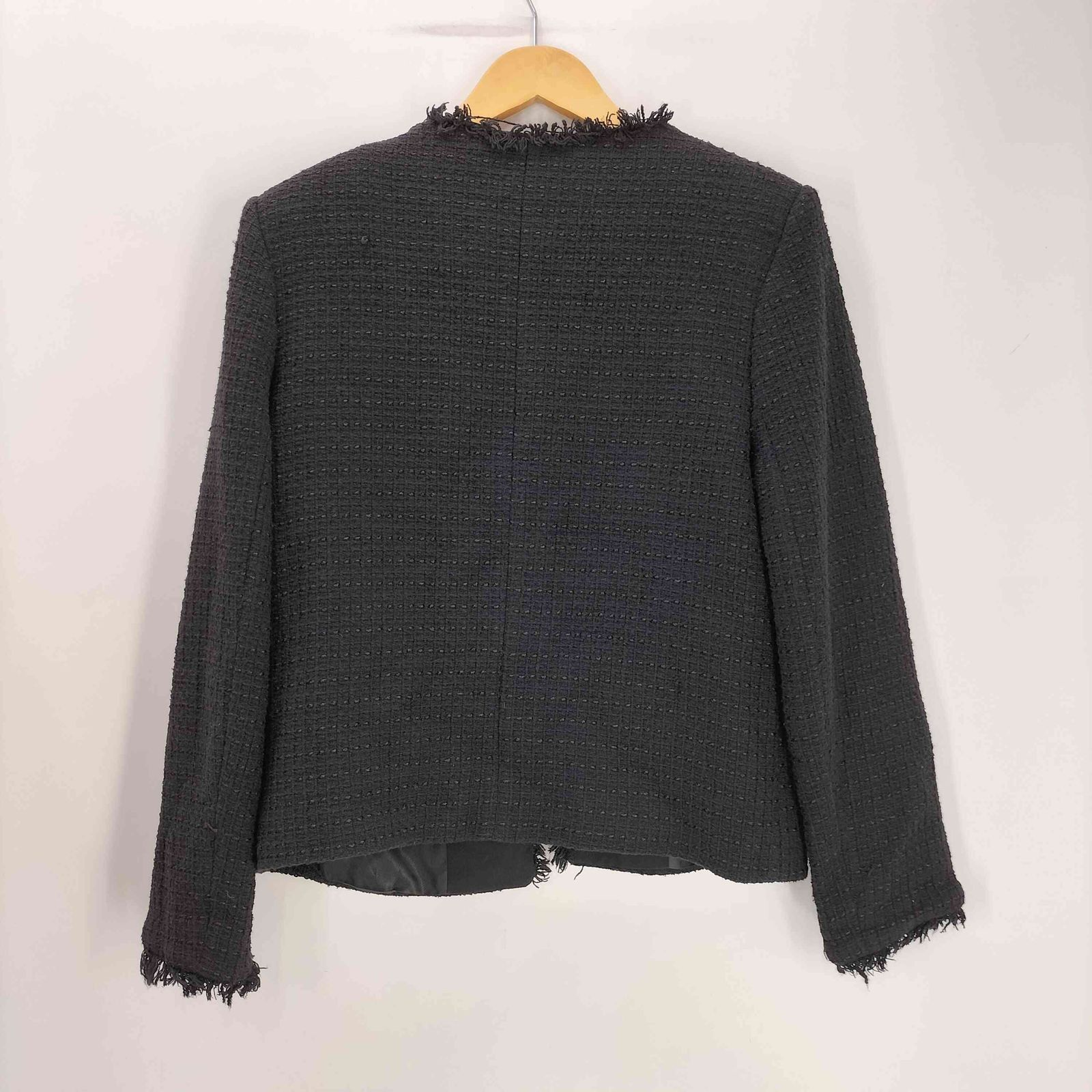 ZARA完売品　新品ツイードジャケット ZARA】ツイードジャケット グリーン - メルカリ