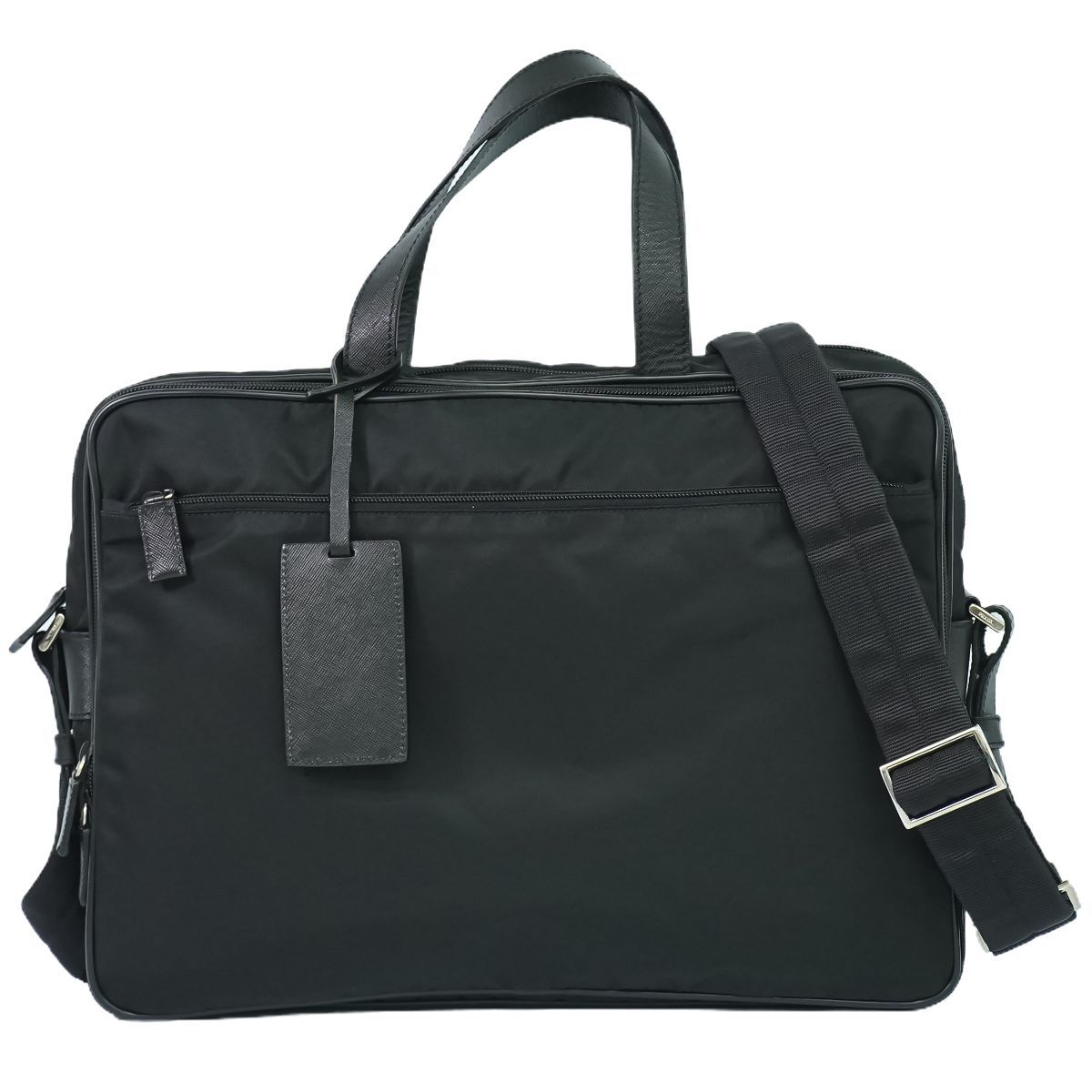 本物 プラダ PRADA 2WAY ビジネスバッグ ショルダーバッグ