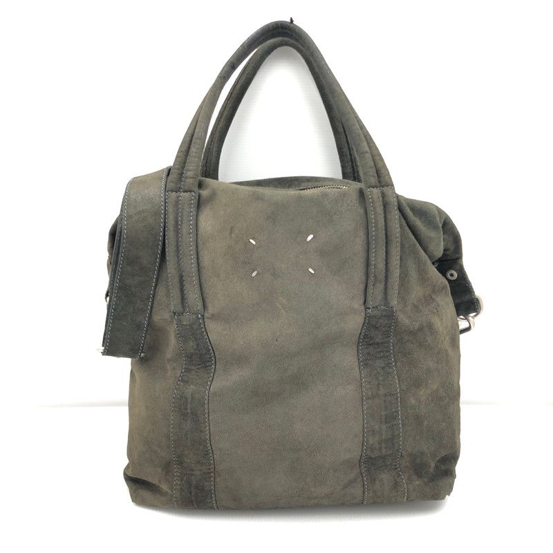 現状渡し品 MAISON MARGIELA メゾンマルジェラ 11 SUEDE 2WAY BAG スウェード ショルダーバッグ ハンドバッグ カバン 180-251020-na-15-tag