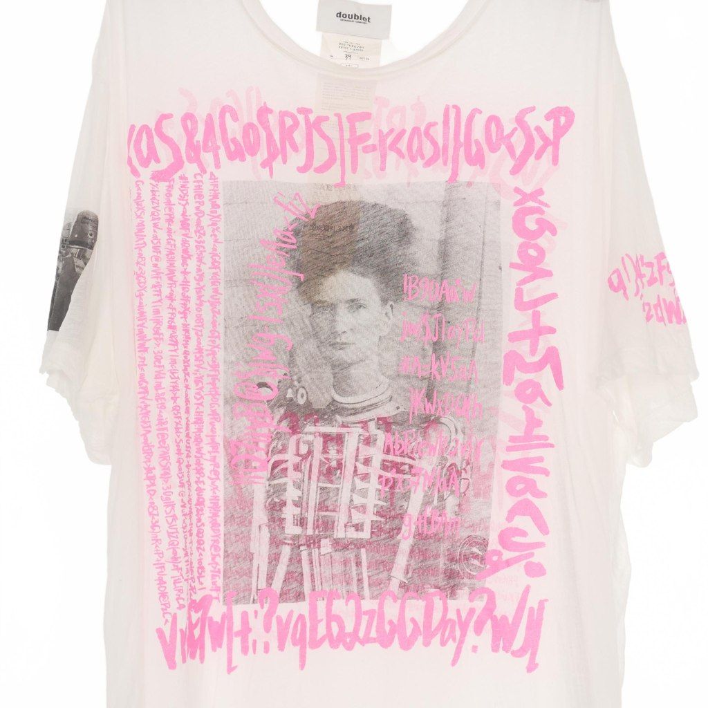 ダブレット doublet 24SS SEE-THROUGH PRINT T-SHIRT シースルー ダブレット doublet 24SS SEE-THROUGH PRINT T-SHIRT シースルー