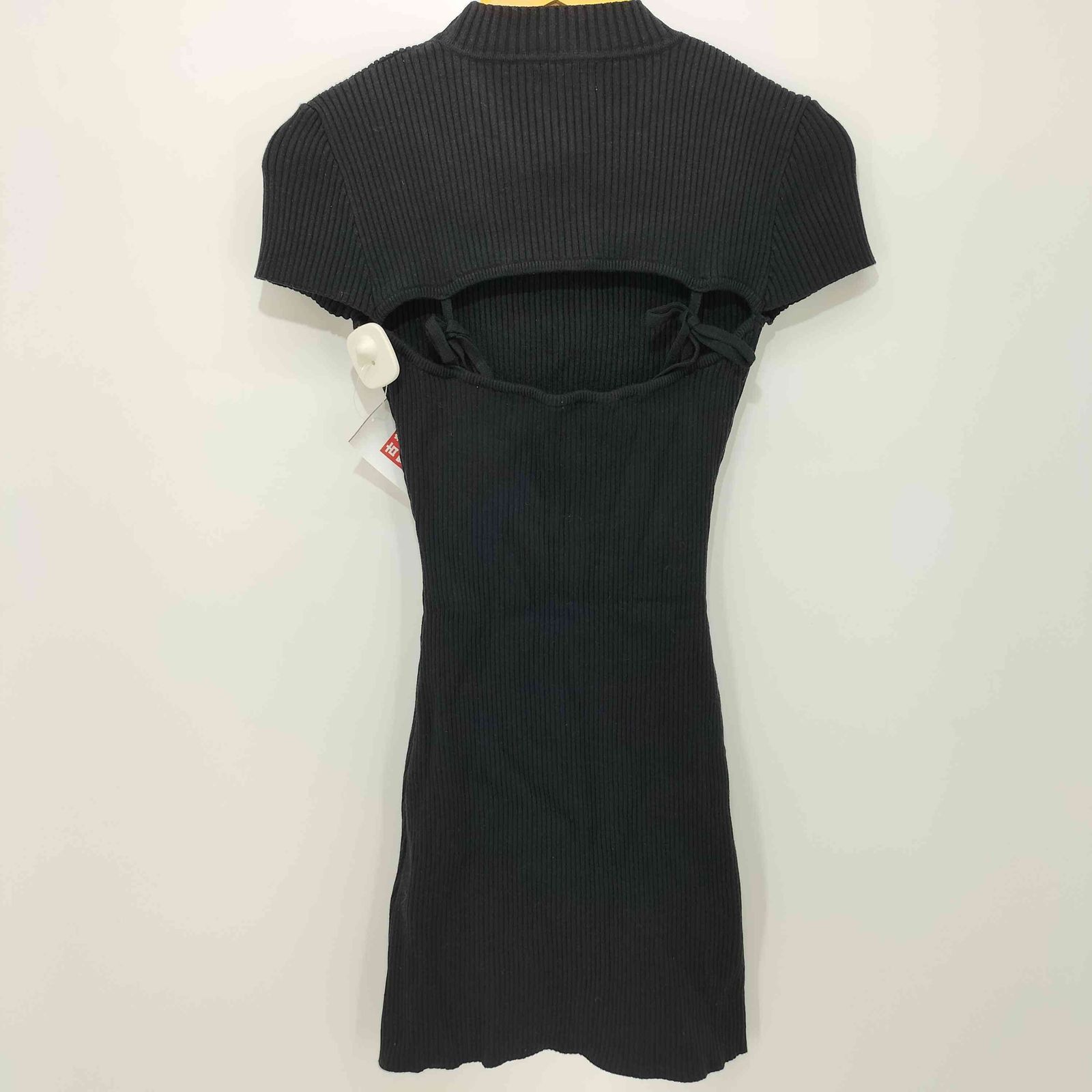 ダーリッチ Darich カットリボンニットミニワンピース