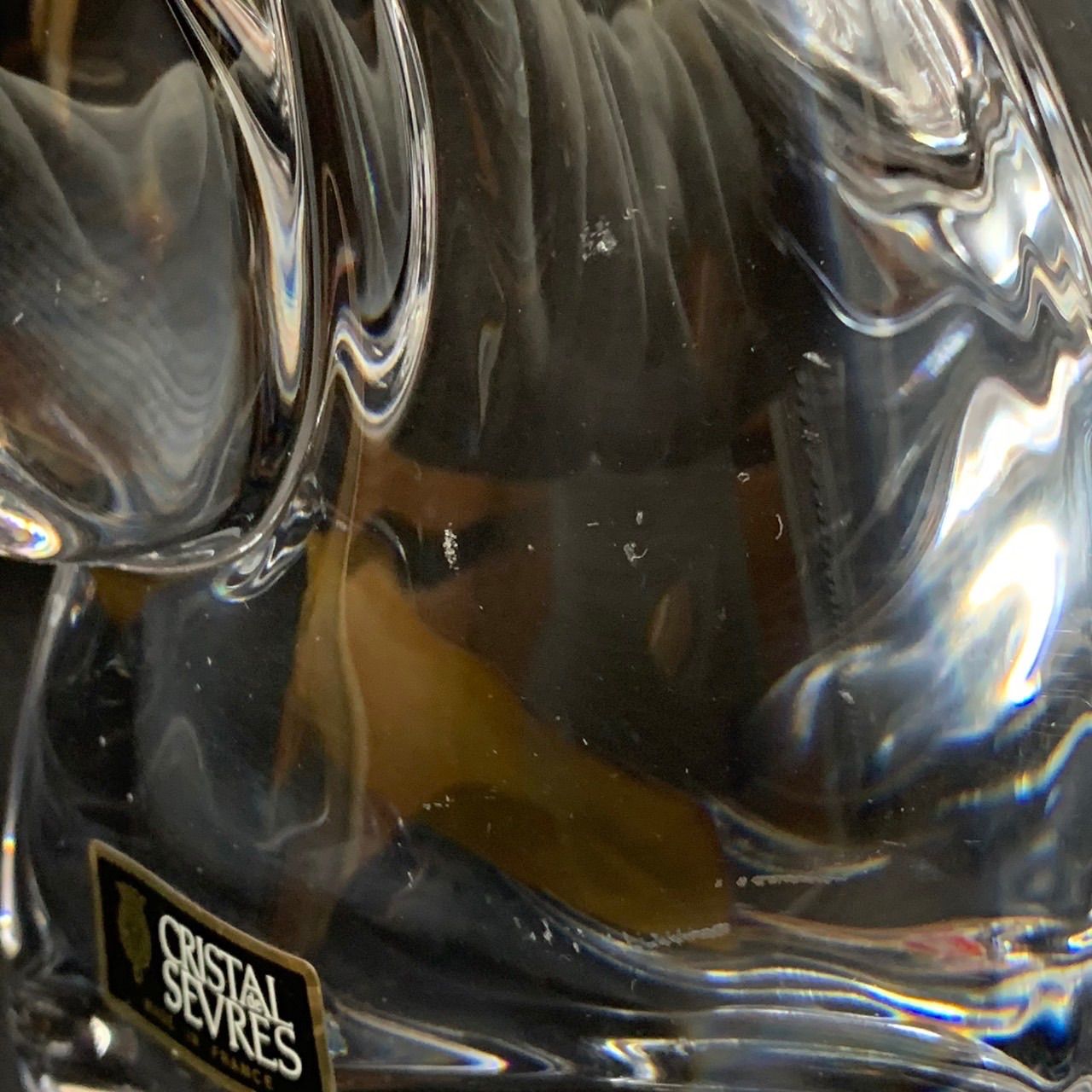 CRISTAL de SEVRES セーブル 馬 クリスタルガラス 置物 SEVRES