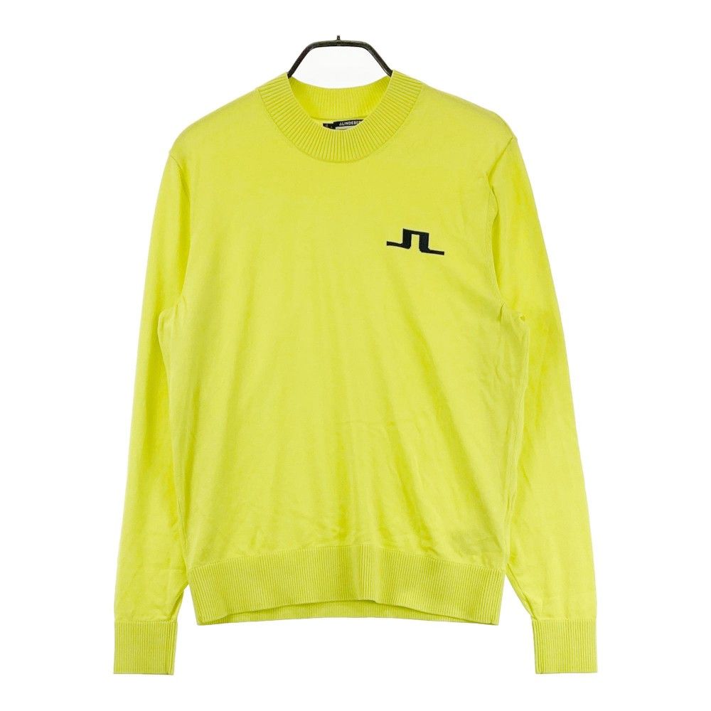 サイズ：L J.LINDEBERG ジェイリンドバーグ 長袖ニットセーター イエロー系 [240101446104] ゴルフウェア メンズ ストスト