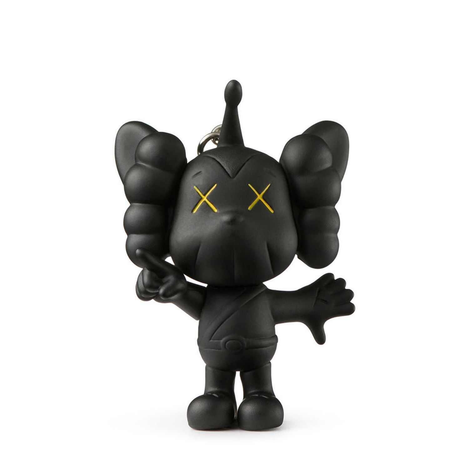 KAWS キーホルダー black KAWS キーホルダー COMPANION (FLAYED) BLACK