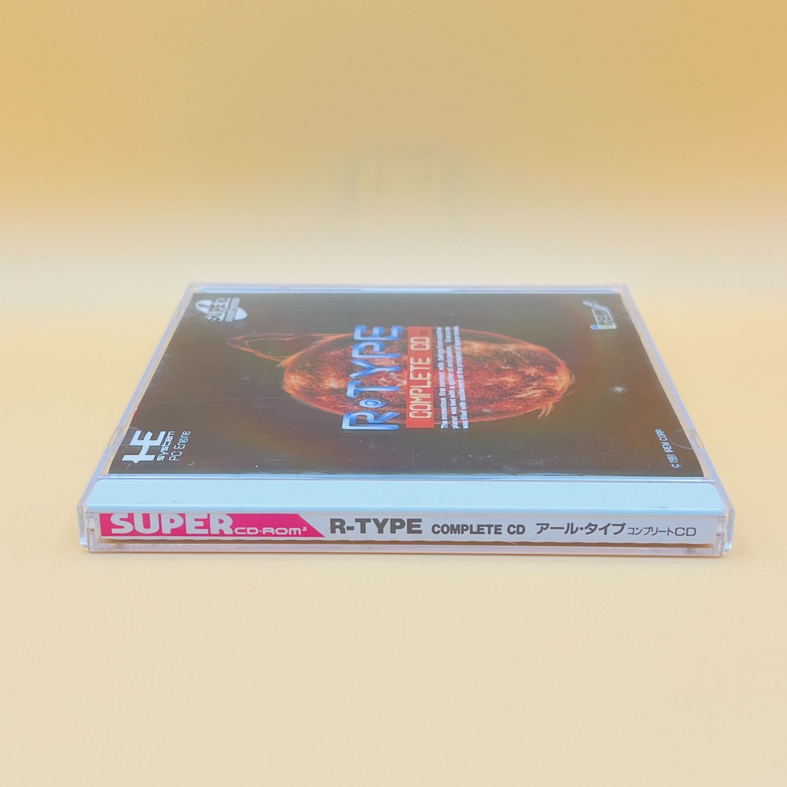 ◇420【激レア！】R･TYPE complete CD PCEngine SUPER CD-ROM専用ソフト PCE PCエンジン スーパーCD NEC 帯付 コレクター品 希少