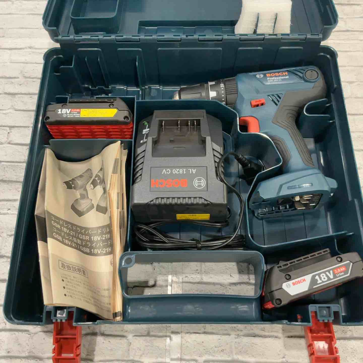 新品 ボッシュ BOSCH 18V ドライバードリル GSR18V-21 【公式通販】