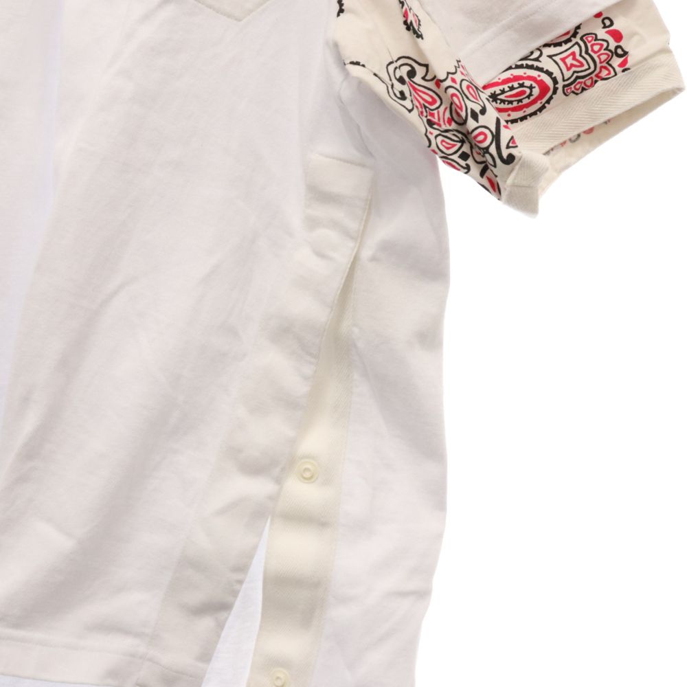 sacai 22-02697M ペイズリー Tシャツ 22ss sacai 22-02697M Tシャツ | goodbadstore