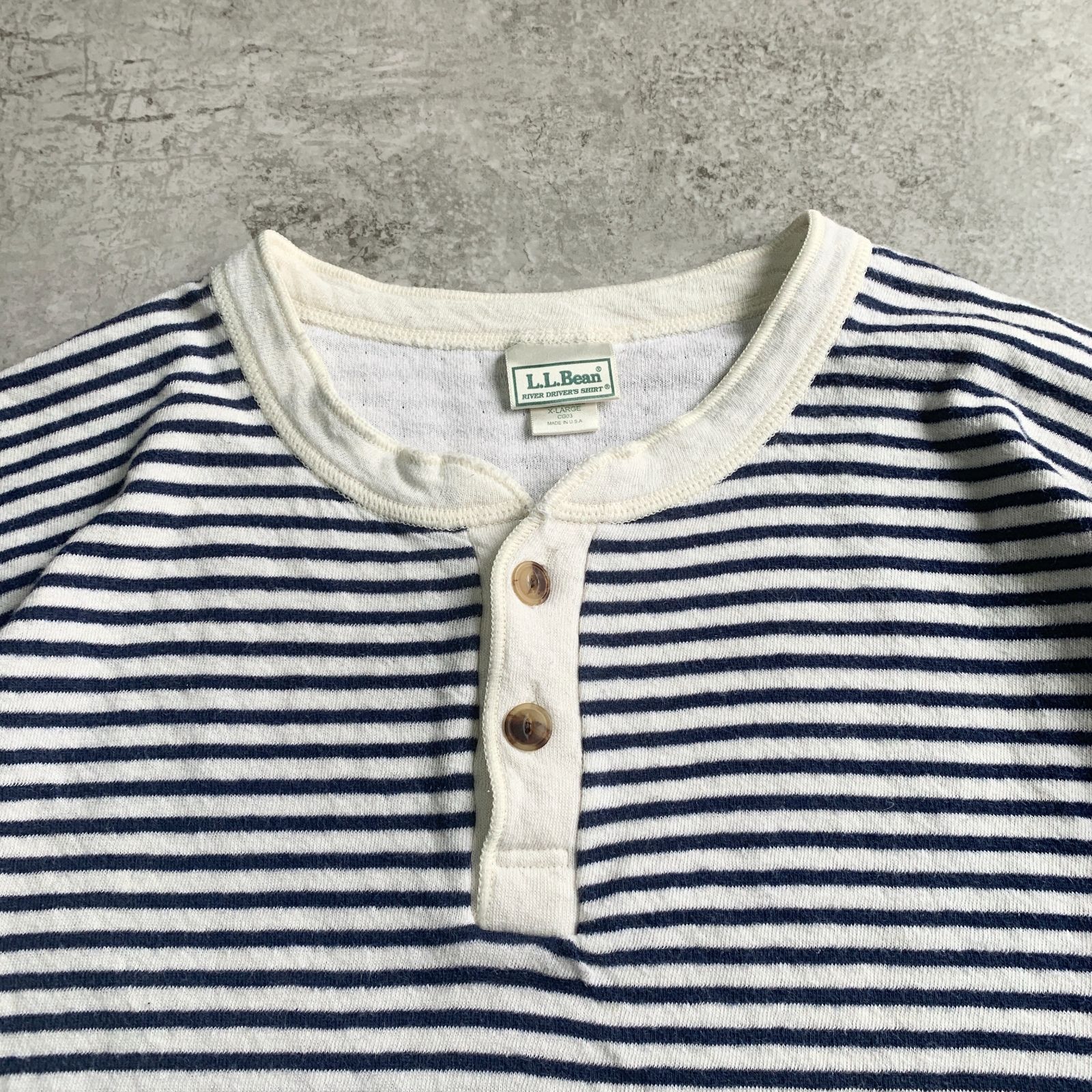 80s 90s XXL きど llbean river driver's shirt vtg 2レイヤー