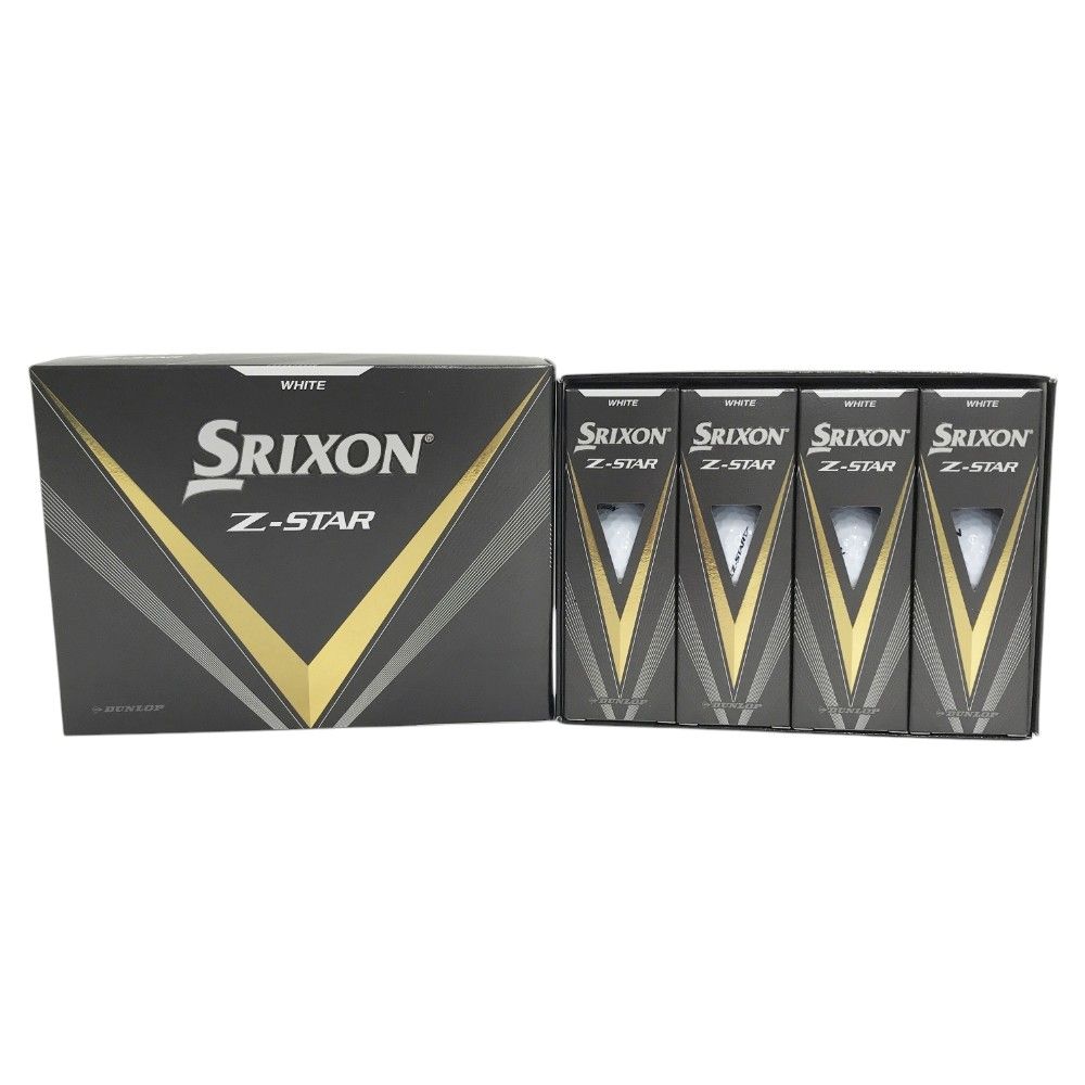 SRIXON スリクソン Z-STAR ゴルフボール 1ダース  ホワイト系  [240101378659] ゴルフウェア ストスト