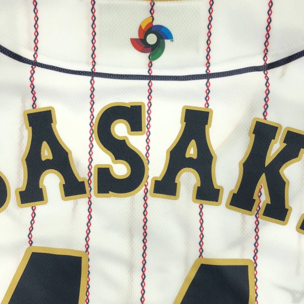 MIZUNO - 美品 MIZUNO ミズノ WBC 2023 佐々木朗希 SASAKI 14 プリント ユニフォーム F ポリエステル100％ 背番号 14 HT373A84 美品 MIZUNO ミズノ WBC 2023 佐々木朗希 SASAKI 14 プリント