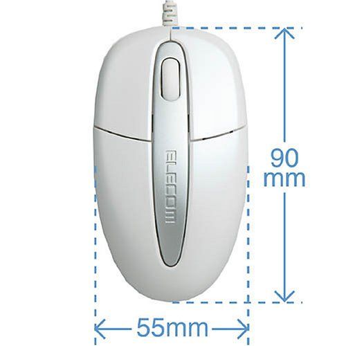 ELECOM 光学式マウス 割引 USB接続 PS/2変換アダプタ付き ブラック M