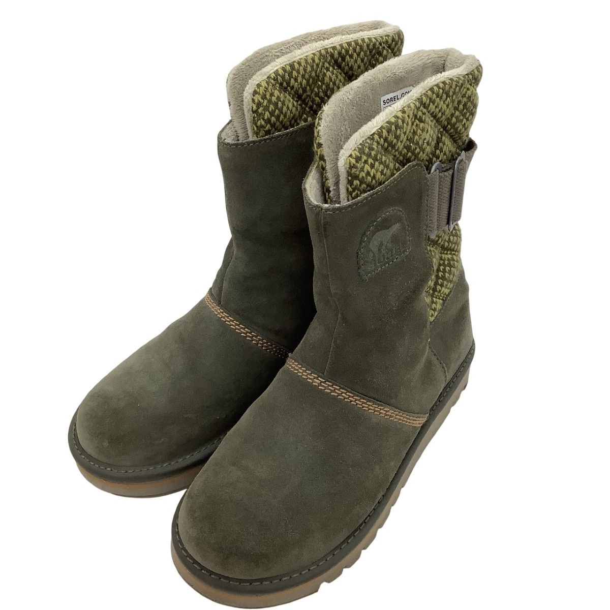 あい様　SOREL ソレル ブーツ 美品 25cm ブラック ムートンブーツ SOREL - SOREL(ソレル) ショートブーツ 25 レディース - 黒の