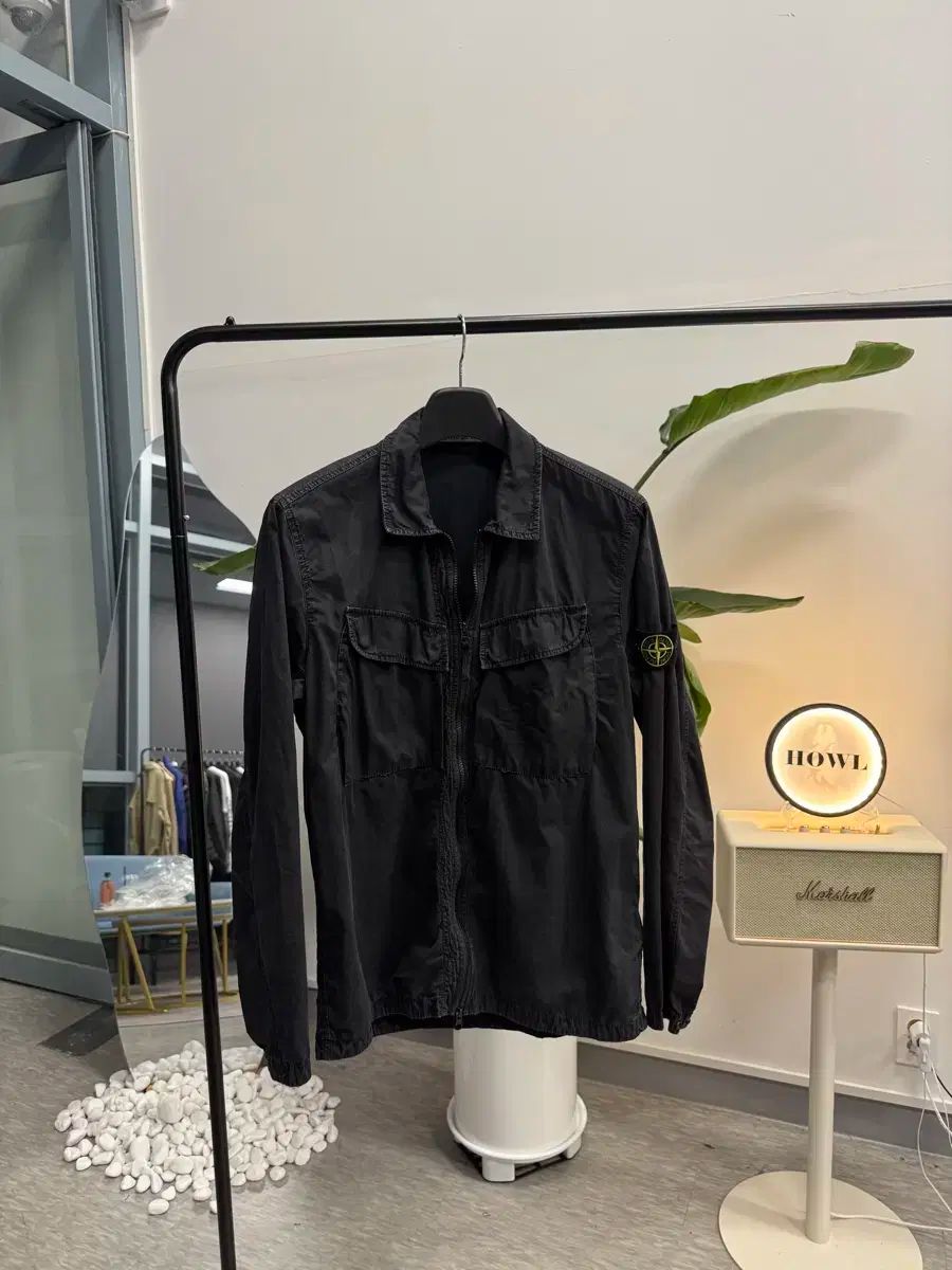 S グレード 22FW STONE ISLAND ストーンアイランド ツーポケット オーバーサイズシャツ L