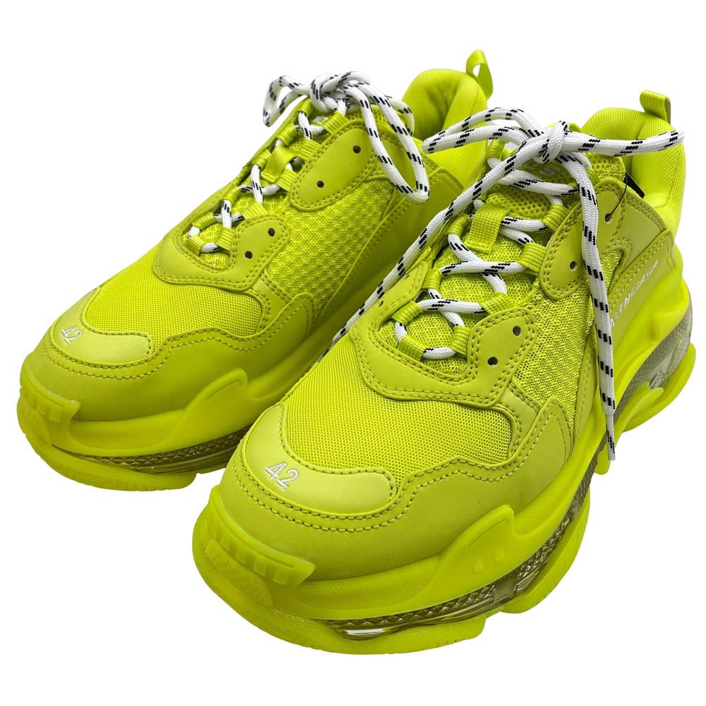 バレンシアガ トリプルエス クリーム イエロー レッド W BALENCIAGA - BALENCIAGA(バレンシアガ) スニーカー JP 24