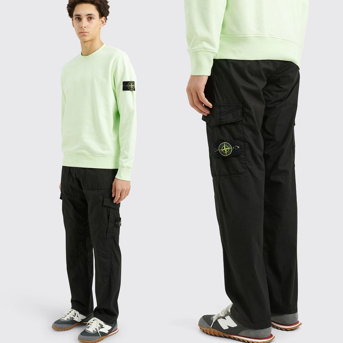 STONE ISLAND パンツ STONE ISLAND - ラスト1点 / STRETCH COTTON TELA 'PARACADUTE'_