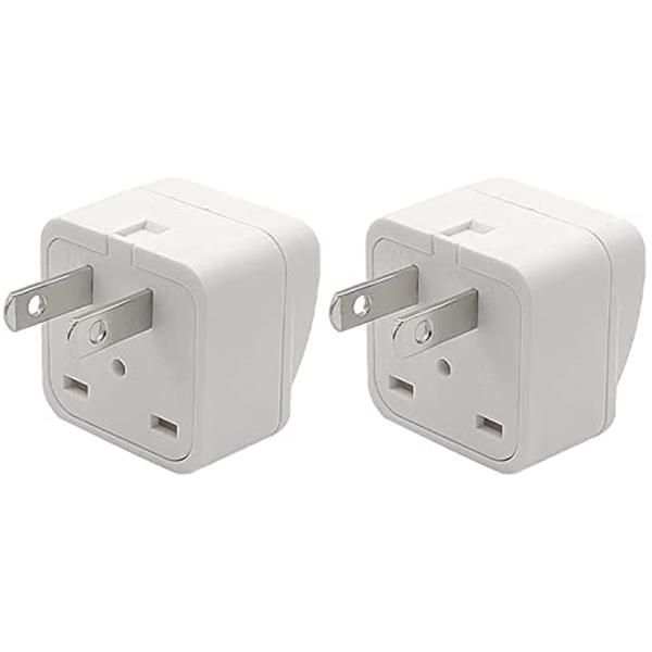 海外用電源変換マルチプラグ チコぷら TBA-WAT1 受け側2口 A・B・C・SE・O・BFタイプ対応 定格10A 250V