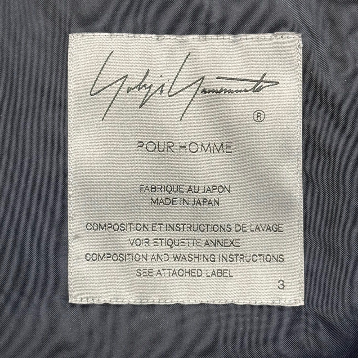 参考上代193600円 Yohji Yamamoto POUR HOMME 24AW DEEP RED FLANNEL