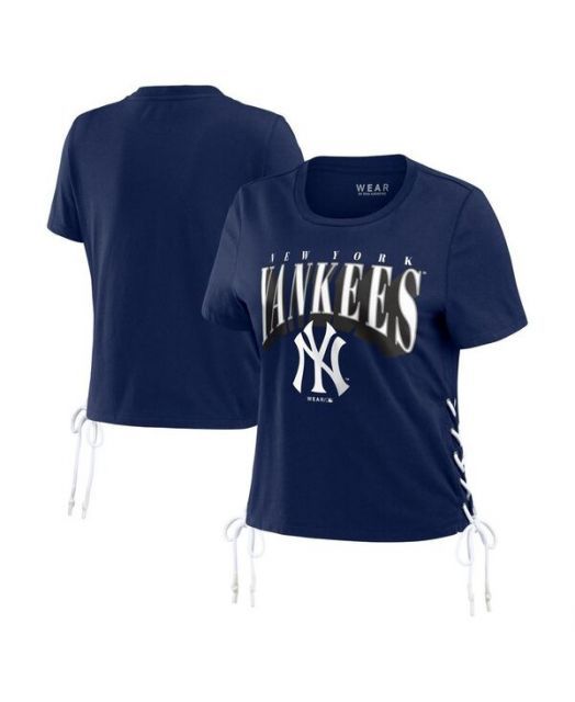 売れ筋商品|||ジョーンズニューヨーク Tシャツ トップス レディース Petite Lace T-Shirt Pacific Navy 送料無料】 ウェア バイ エリン アンドルーズ レディース T