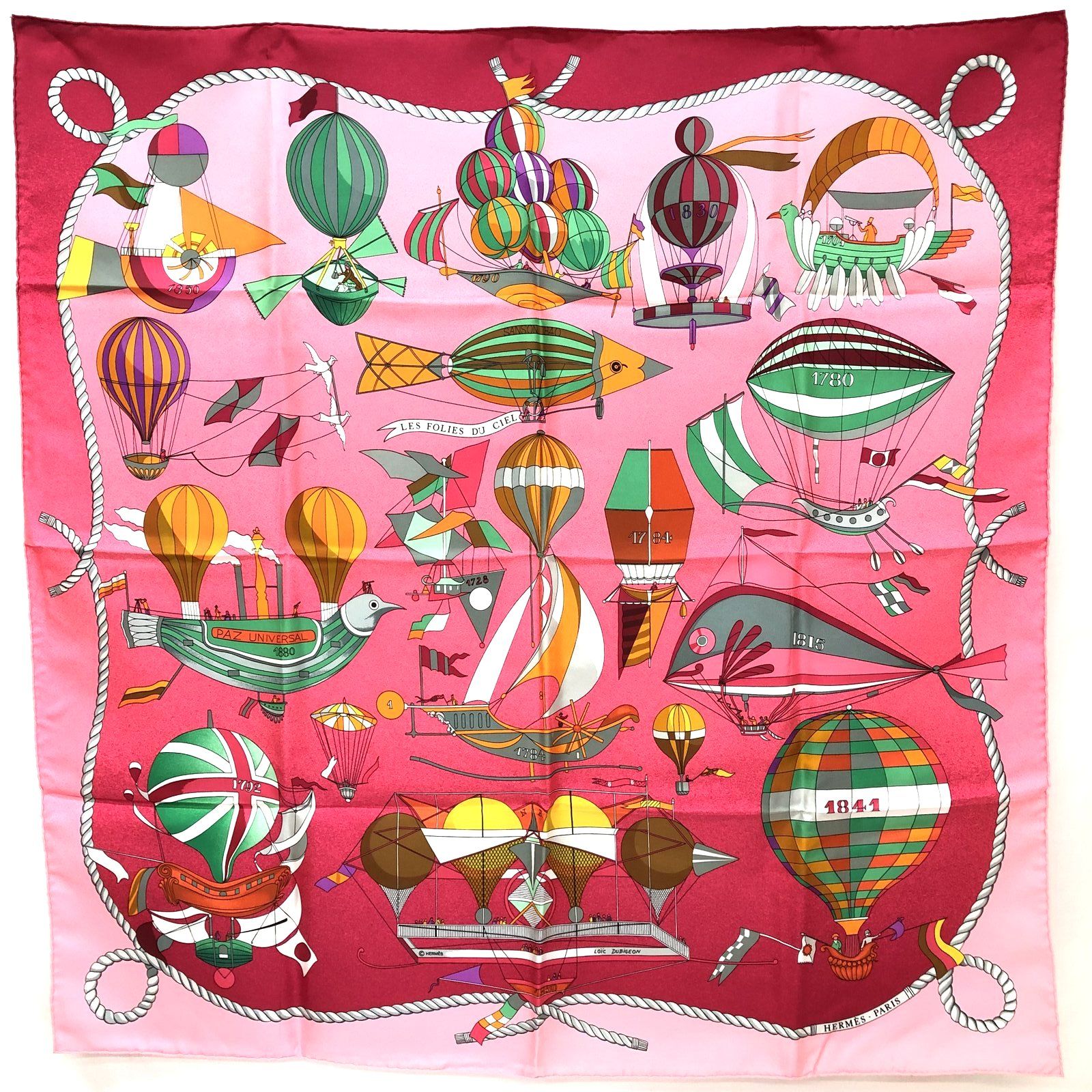 HERMES エルメス カレ90 大判 LES FOLIES DU CIEL - メルカリ