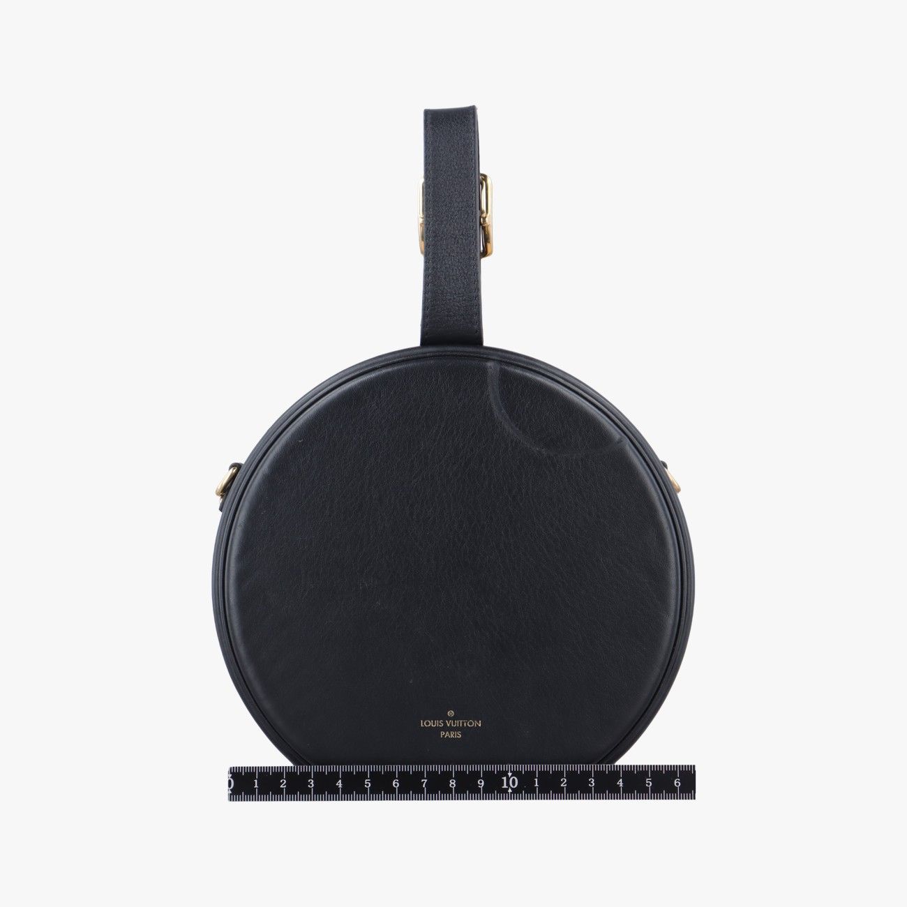 ルイヴィトンLouis Vuittonプティット ボワット シャポーベージュ×ブラックレザーM53138PL0318 ICチップ