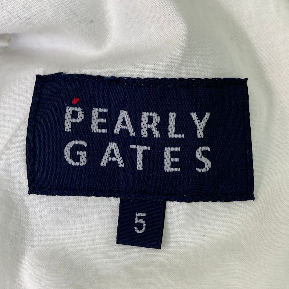 サイズ：0 PEARLY GATES パーリーゲイツ 半袖ポロシャツ 千鳥柄