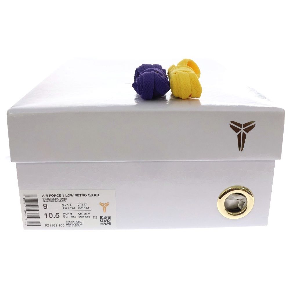 NIKE (ナイキ) × Kobe Bryant AIR FORCE1 LOW RETRO QS KB FZ1151-100 