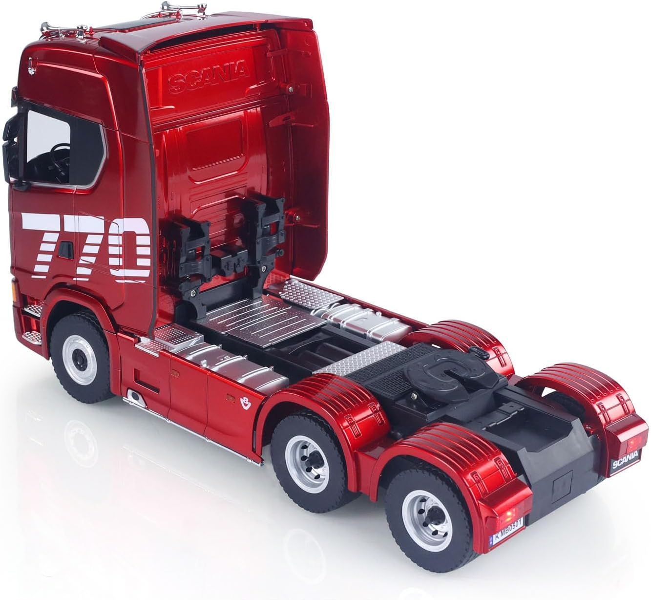 1 18 スカニア SKANIA770S レッド ラジコン大型トラック トレーラーヘッド ライト-サウンド プラスチック完成モデル