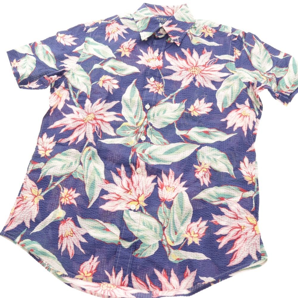 美品　Ralph ラルフローレン　アロハ　花柄　シャツ　ボタンダウン. 美品 Ralph ラルフローレン アロハ 花柄 シャツ ボタンダウン